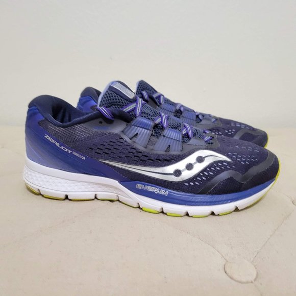 Saucony Women's Zealot ISO 3 Size 10.5 Running Shoes Blue S10369-2 - Picture 1 of 9